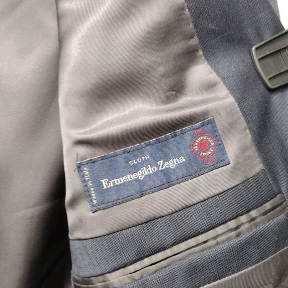 ERMENEGILDO ZEGNA Mens Blazer Sport Coat Casual Jacket Size 42R Wool - Picture 4 of 5